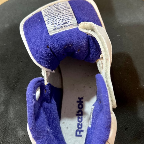 RARE Reebok Classic Ex-O-Fit High Yellow/Purple/White Mens Size 8 (unisex) - Picture 8 of 11